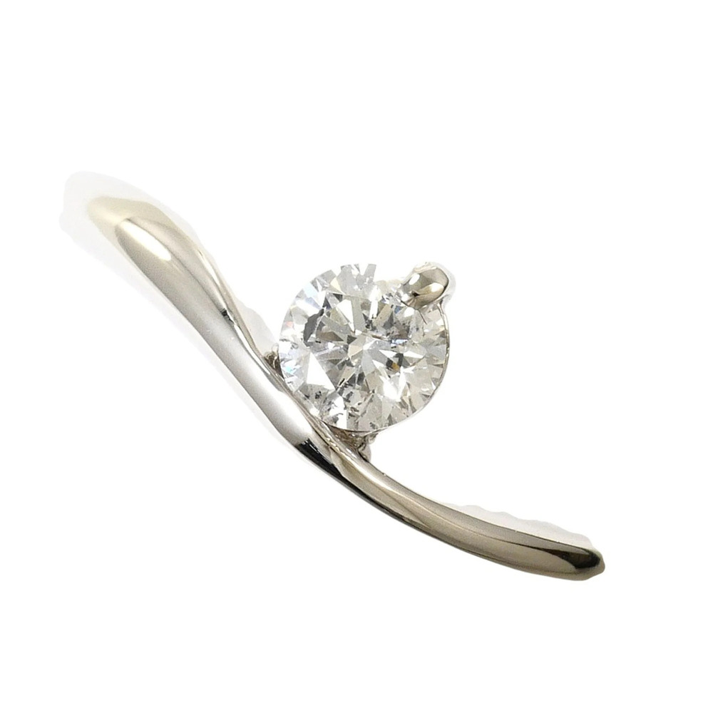PT900 Platinum Ring, 1 Diamond, 0.313ct, I1 Clarity, Certificate of Authentic...